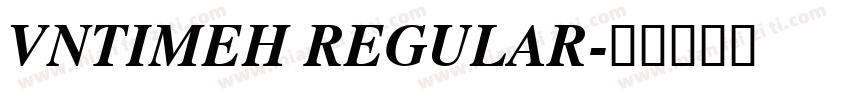VnTimeH Regular字体转换